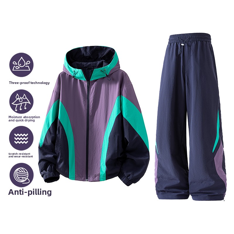 Streetwear Brand Jacket - طقم جاكيت رجالي جديد مكون من