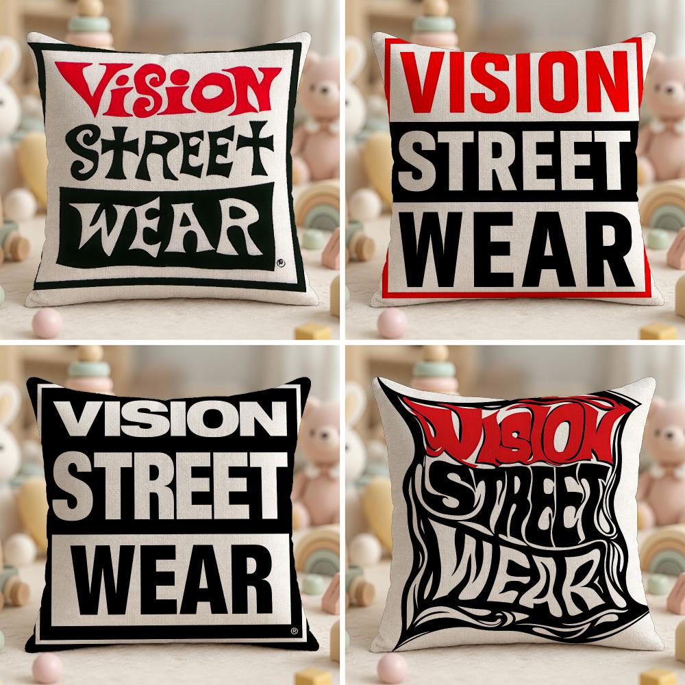 Streetwear Brand Famous - غطاء وسادة فاخر من ماركة V-Vision