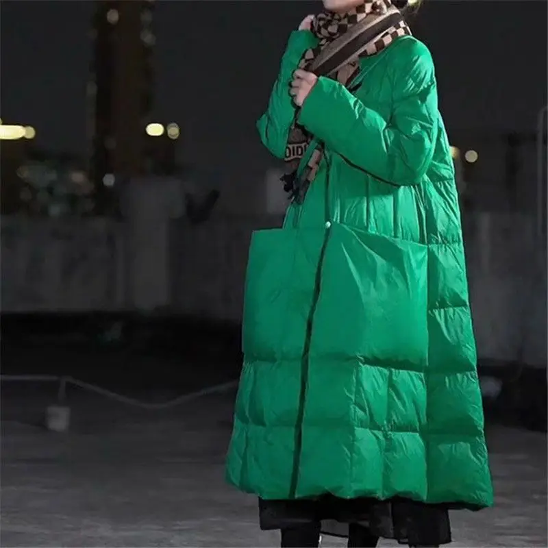 Streetwear Brand Jacket - المرأة المتضخم طويلة أسفل البخاخ سترة