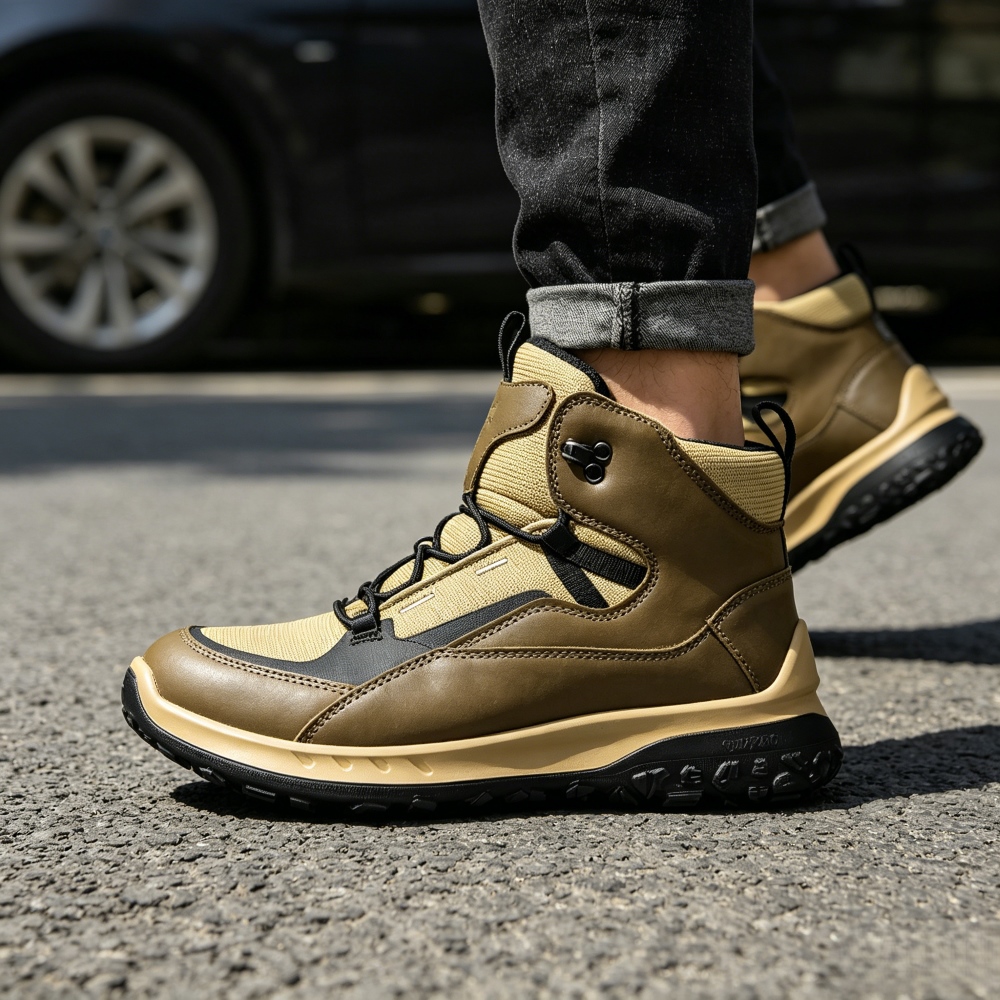 أحذية جلدية عالية الرقبة للرجا - مراجعة Streetwear Brand Shoes وسعره
