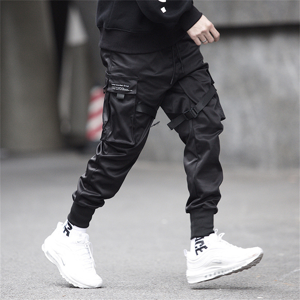 بنطال كارجو هيب هوب للرجال ، ب - مراجعة Streetwear Brand Jacket وسعره