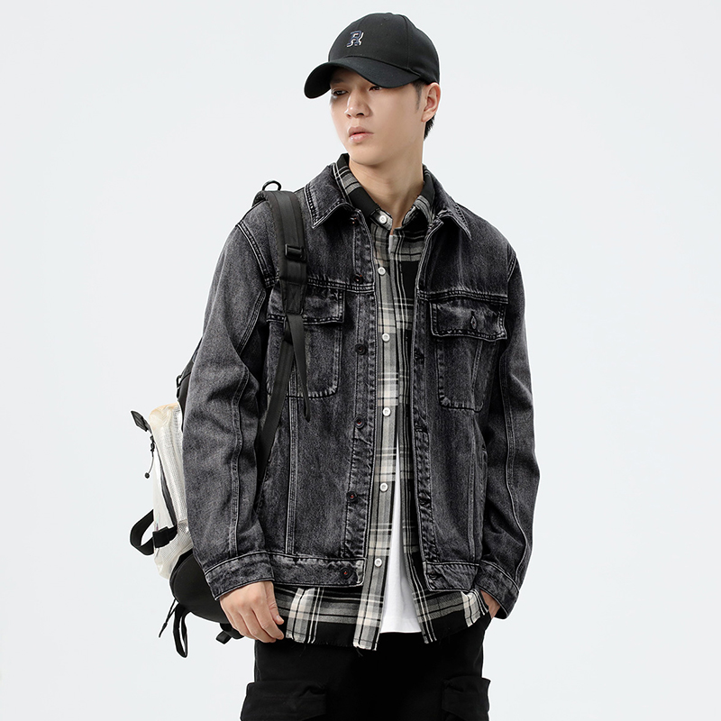 جاكيت دينيم رجالي بجيوب للعمل، - مراجعة Streetwear Brand Jacket وسعره