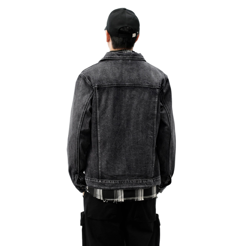 جاكيت دينيم رجالي بجيوب للعمل، - مراجعة Streetwear Brand Jacket وسعره